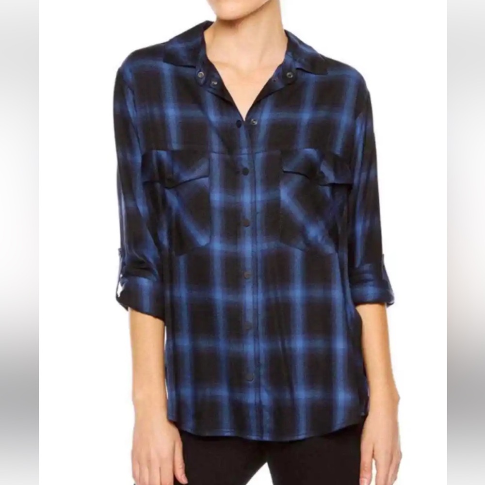 Sanctuary boyfriend plaid shirt